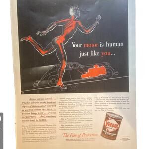 Vtg Color Veedol Motor Oil Shirts Print Ad Color Whiskey May 23 1938 Frame Ready